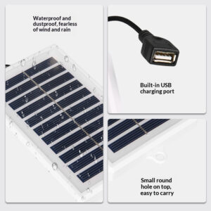 Portable LED Solar Charging Power Panel