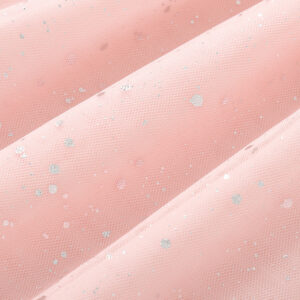 Girls' Crew-Neck Gauzy Skirt Cute Casual Dress