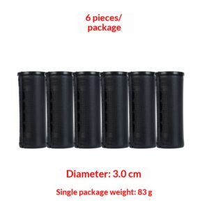 American-style Perm Rods With Rubber Bands