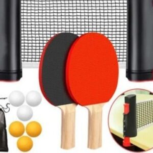 Table Tennis Net Stand Portable Free-Standing Heavy-Duty Material