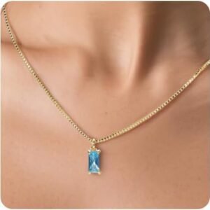 Pendant Women's Delicate Zircon Necklace Jewelry