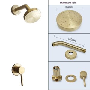 Concealed In-wall Shower Set Stainless Steel