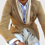 Men's Digital-Print Western-Style Fashion Suit Jacket