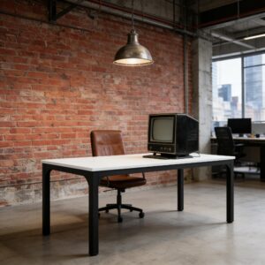 Modern Computer Desk,Rectangle Workspace Desk,Executive Desk