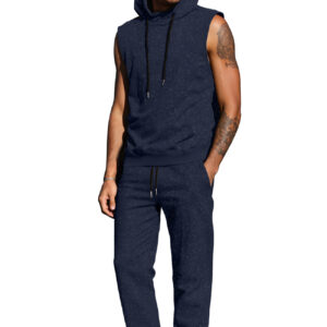 Aged-style Streetwear Casual Sporty Sweatshirt And Pants Set