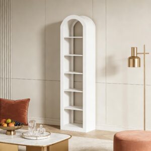 Open Display Shelf,Arched Bookshelf,Bookcase