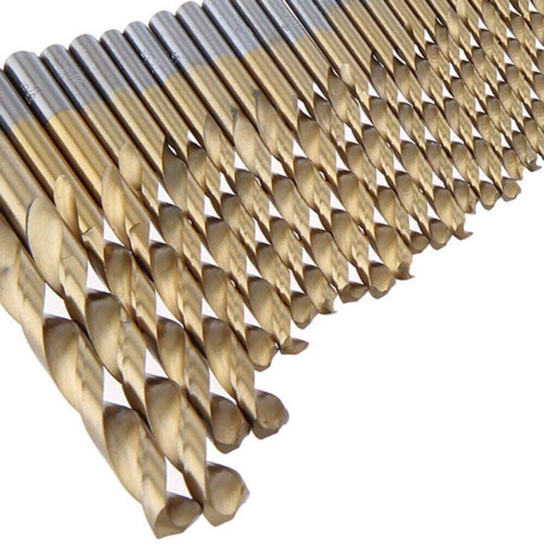105-Piece Cobalt Drill Bit Set For Metal, HSS-Co With Titanium Coating, Sizes 1.5mm To 10mm Office & School Supplies