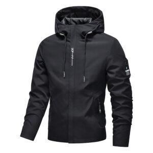 Spring Jacket Hooded Casual Fashionable Men's