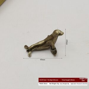 Qing Dynasty Solid Bronze Animal Figurine