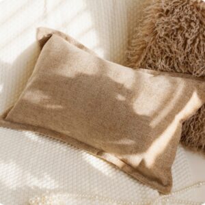 Sofa Cushion Creamy-style Living Room Bay Window And Bedside Throw Pillow Cover