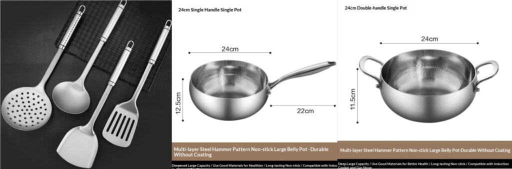 Household Wok Shovel Chinese Anti-scald Cooking Four-piece Set Of Kitchen Utensils