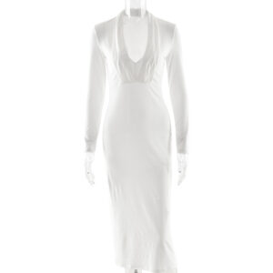 Fashionable Slim-fit High-waist Long Skirt For Women