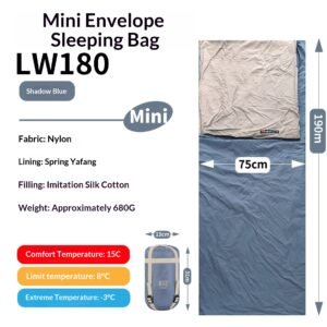 Mini Ultra-Light Summer Nylon Insulated Sleeping Bag