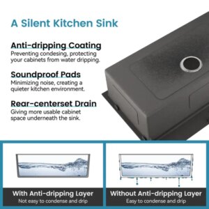 Stainless Steel Kitchen Sink, 30'x19' Single Bowl, Undermount Handmade Sink In Brushed, With Cutting Board, Colander-Unable Ship Weekends, TK And TEMU Only For Pickup