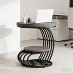 2 Tiers Couch Table,Round Side Table,End Table