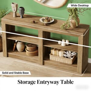 Side Table,Console Table,3-Tier Entryway Table
