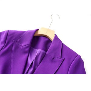 New Light-Luxury High-End Casual Professional Suit Jacket And Flared Pants Two-Piece Set