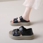 Korean-style Wide-foot Plus-size Casual Sports Beach Roman Sandals