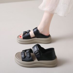 Korean-style Wide-foot Plus-size Casual Sports Beach Roman Sandals