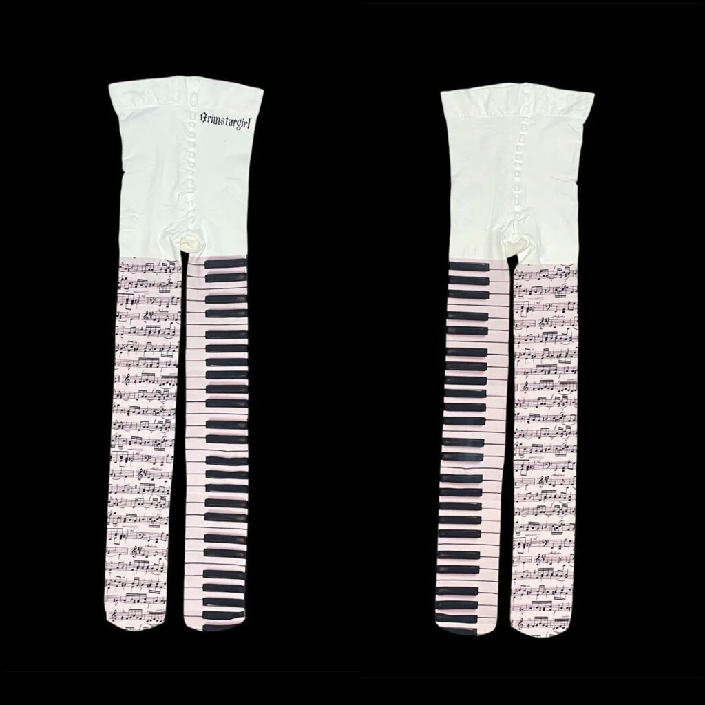 Women's Sweet And Cool Style Double-Sided Printed Tights