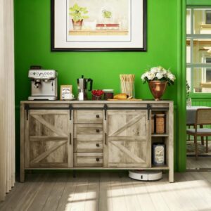 59inch Sideboard With Thick Top Buffet Cabinet