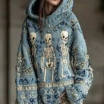 Halloween Hat Long Sleeve Sweater Women's Clothing