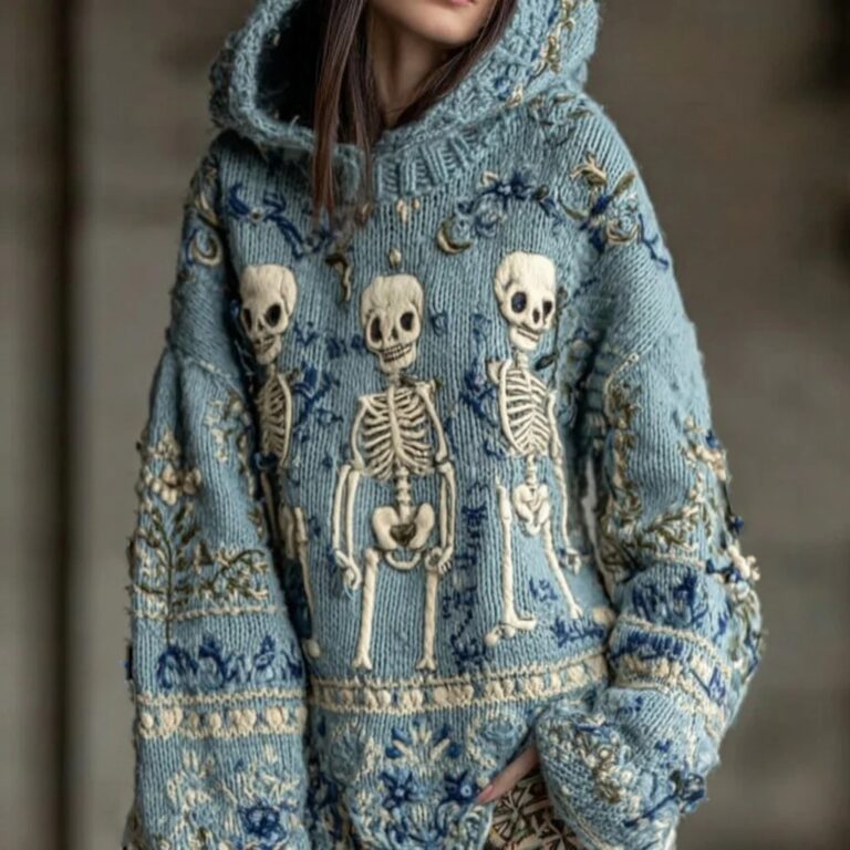 Halloween Hat Long Sleeve Sweater Women’s Clothing