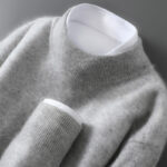 Men's Casual Loose-Fitting Cashmere Base-Layer Sweater