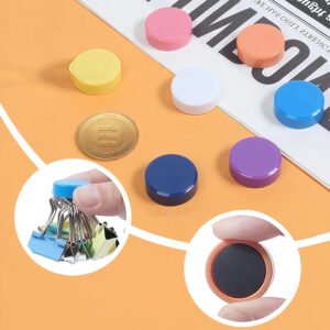 2cm Round Colored Magnetic Pins