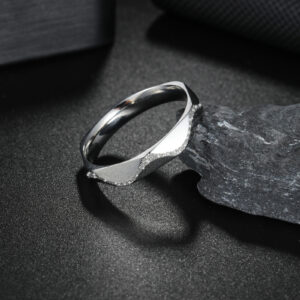 Womens Stainless Steel Jewelry Bracelet And Ring