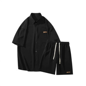 Men’s Fashionable Casual Loose Short-Sleeve Suit