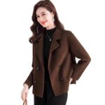 Women's Loose-Fit Stylish Slim-Neck Wool Coat