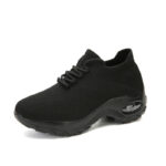 Plus-size Womens Flyknit Breathable Sneakers