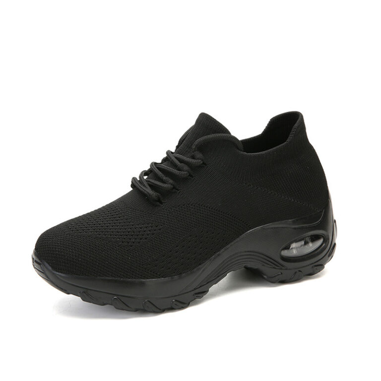Plus-size Womens Flyknit Breathable Sneakers