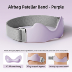 Silicone Patella Knee Strap With 3D Air Cushion, Adjustable Breathable Knee Support Brace For Running Fitness, Non-Slip Patellar Tendon Stabilizer Band For Meniscus Protection