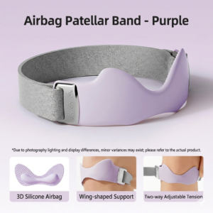 Silicone Patella Knee Strap With 3D Air Cushion, Adjustable Breathable Knee Support Brace For Running Fitness, Non-Slip Patellar Tendon Stabilizer Band For Meniscus Protection