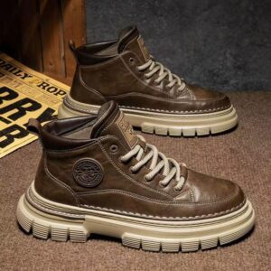 Men’s High-top Winter British-style Retro Martin Boots