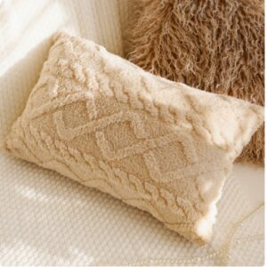Sofa Cushion Creamy-style Living Room Bay Window And Bedside Throw Pillow Cover