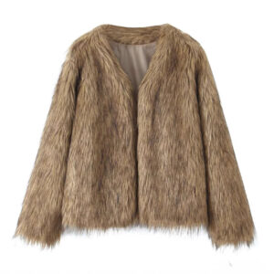 Women’s Simple Fur Coat Jacket