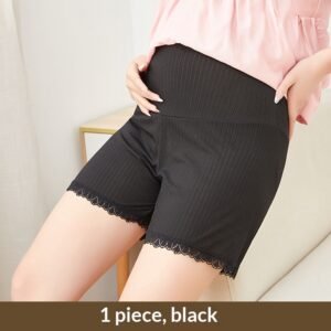 Summer Thin Ice Silk Maternity Safety Pants Anti-Exposure Shorts