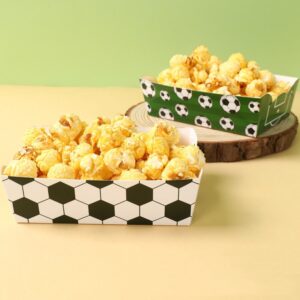 Football-themed Paper Tray French Fry Box Disposable Paper Container