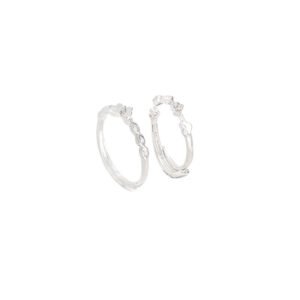 1PCS Ins Style Silver Zircon Ring For Women, Light Luxury Minimalist Design, Adjustable Open Band, Versatile Elegant Jewelry