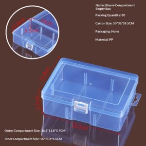 Rectangular Plastic Display Box With Lock Empty Box