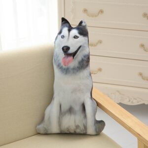 Hairy Curved Hunting Dog Doll Animal Nap Pillow