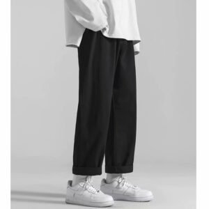 Autumn Korean-style Trendy Cropped Cargo Pants Casual Pants