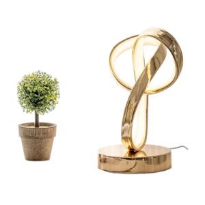 Golden Clover Night Light USB-Powered Small Desk Lamp