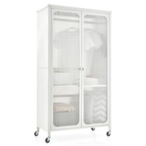 Modern Mobile Closet Armoire