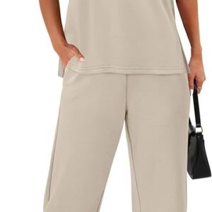 V-neck Vest And Casual Pants Set