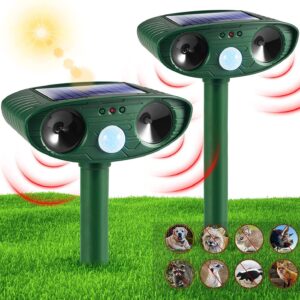 Solar-Powered Animal Repeller Ultrasonic