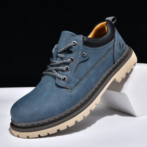 British-style Work Boots For Trendy Men